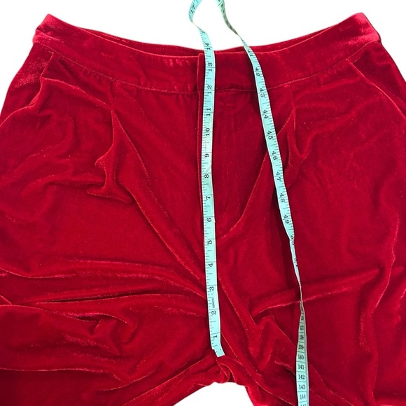 Minkpink velvet injection pant suit blazer jacket and pant red size XL holiday - Picture 9 of 15
